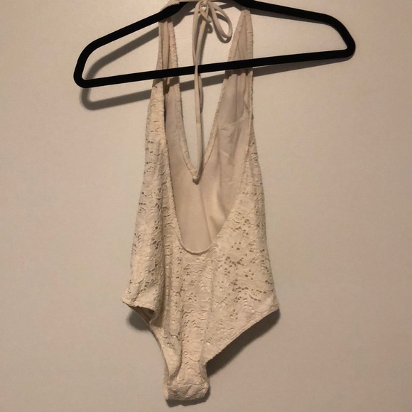 Boho Halter Low Cut One Piece - Picture 3 of 6